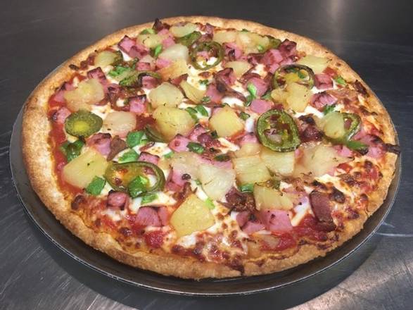 Order Hawaiian Pizza food online from Half Moon Grill store, New Orleans on bringmethat.com