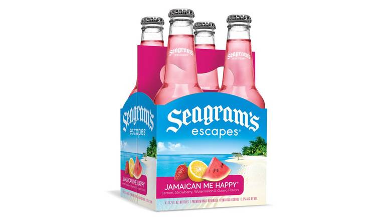 Order Seagram'S Escapes Jamaican Me Happy Malt Beverage-4 Pack food online from Red Roof Market store, Lafollette on bringmethat.com