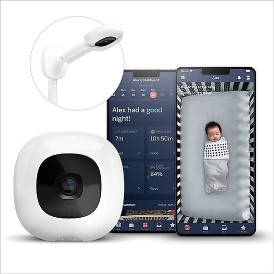 Order Nanit Pro™ Smart Baby Monitor & Wall Mount in White food online from Bed Bath & Beyond store, Bohemia on bringmethat.com
