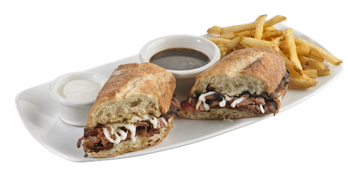 Order French Dip Sandwich food online from Boston Restaurant & Sports Bar store, Grand Junction on bringmethat.com