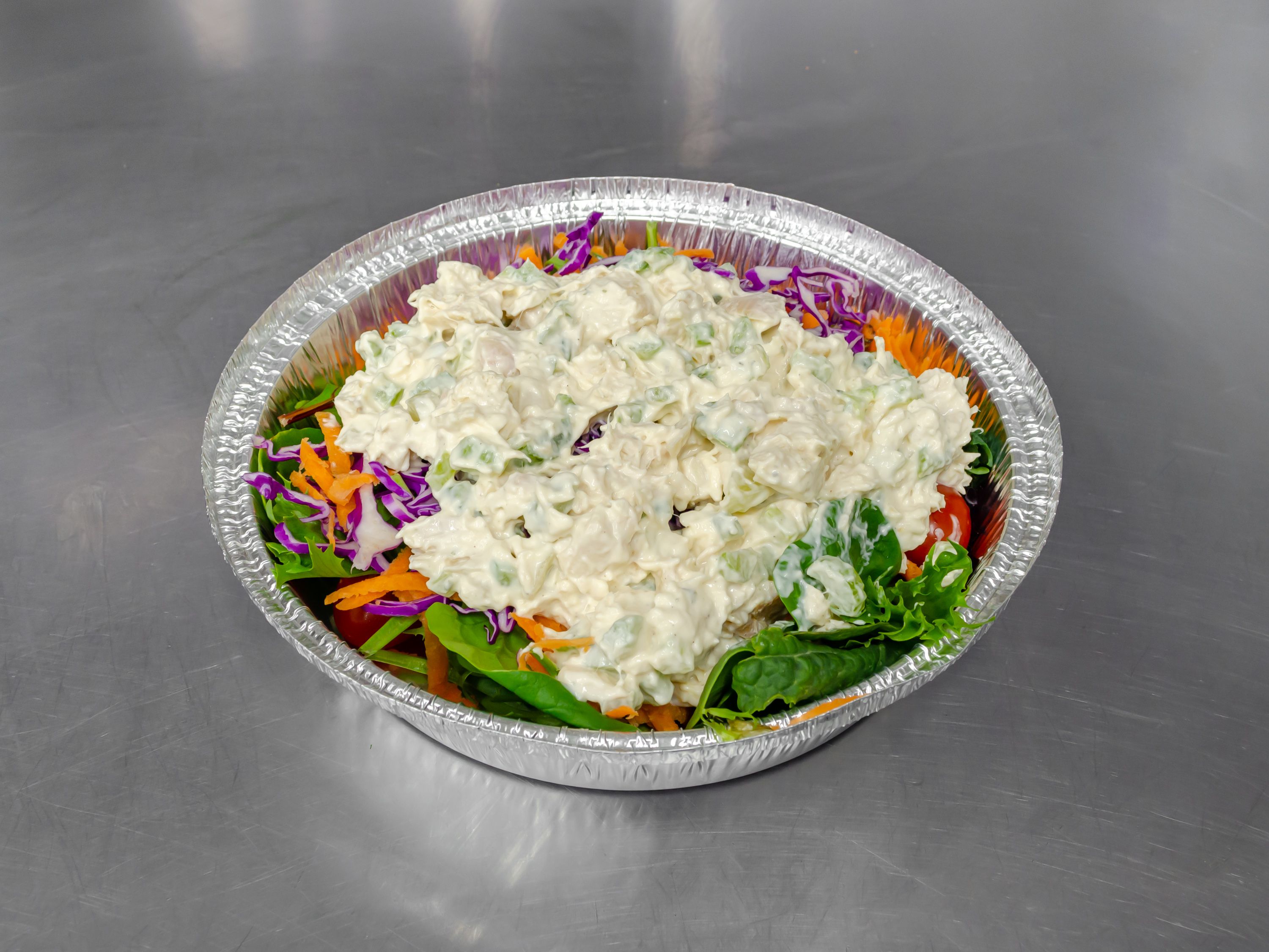 Order 1 lb. Chicken Salad food online from Forest Dairy store, Rutherford on bringmethat.com