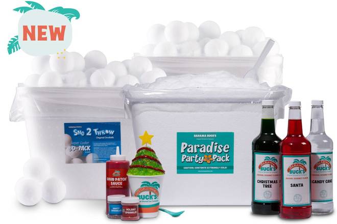 Order Holiday Cheer Party Bundle food online from Bahama Buck's store, Centennial on bringmethat.com