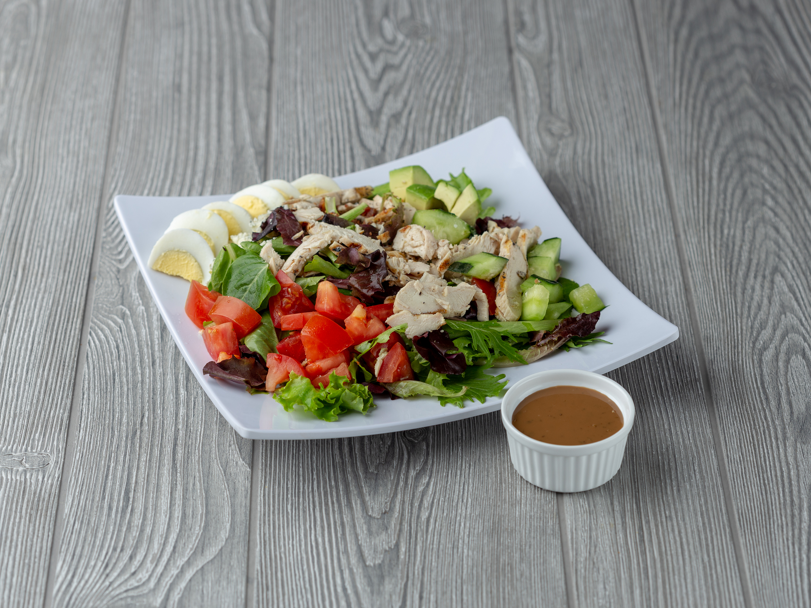 Order Cobb Salad food online from Red Car Brewery and Restaurant store, Torrance on bringmethat.com