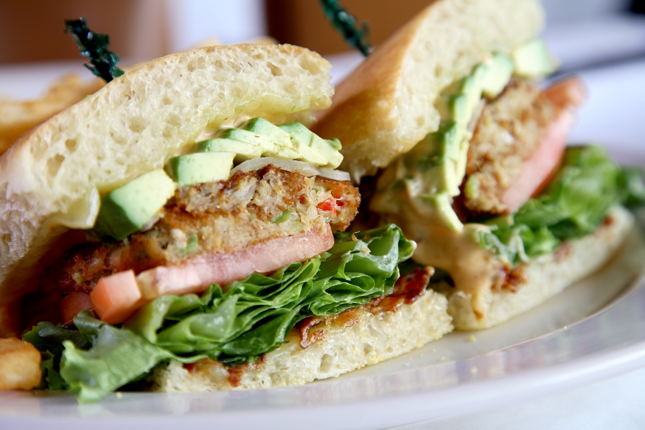 Order Crab Cake BLT Sandwich food online from The Standard Restaurant & Lounge store, Albany on bringmethat.com
