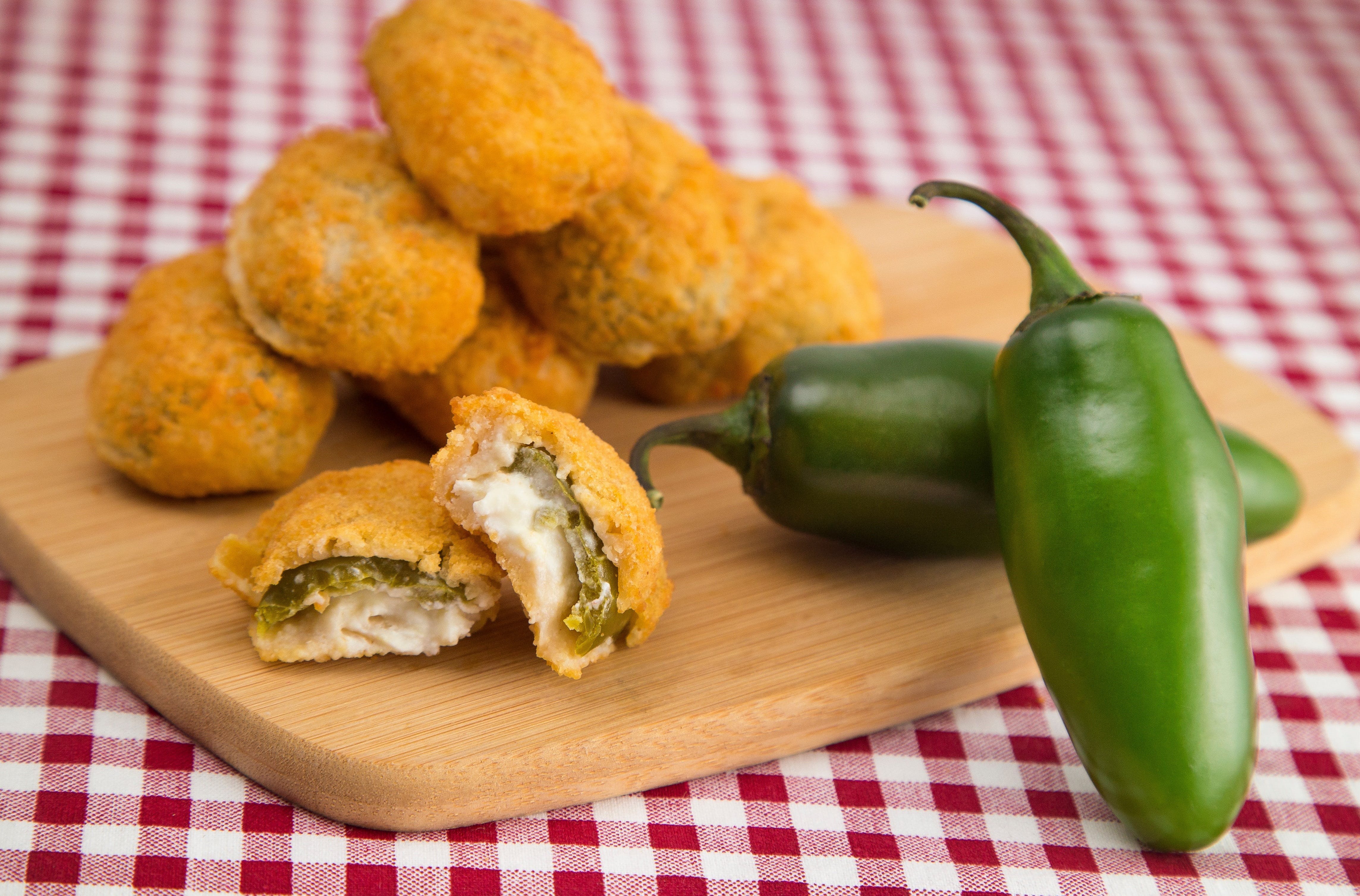 Order Stuffed Jalapenos - 6 Pieces food online from Papa Pizza Pie store, Fullerton on bringmethat.com