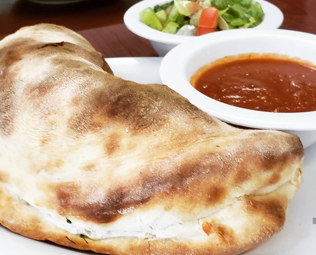 Order Feta Cheese Calzone food online from Pico Cafe store, Los Angeles on bringmethat.com