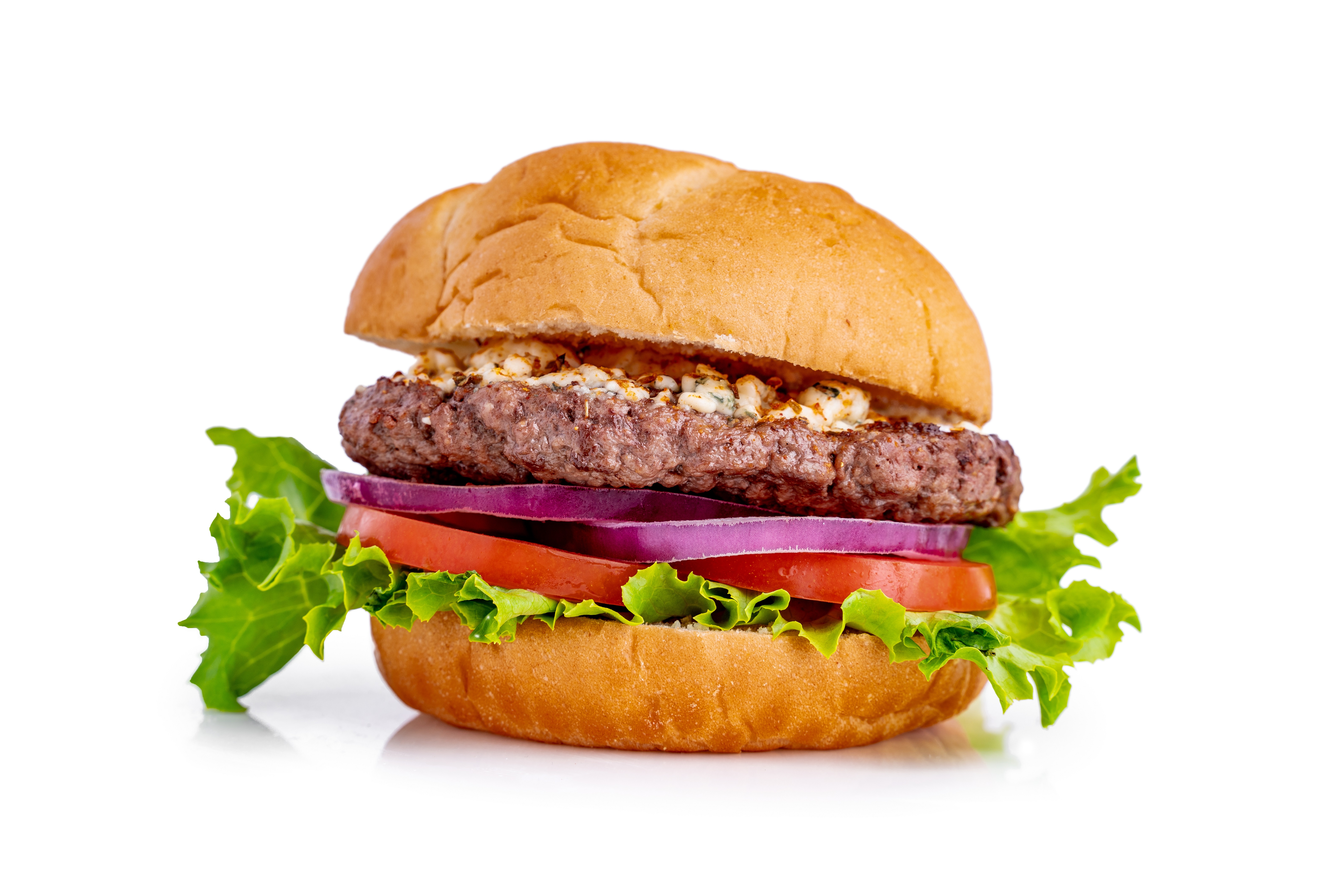 Order Black' n Blue Burger food online from Jeffersons - Brentwood store, Brentwood on bringmethat.com