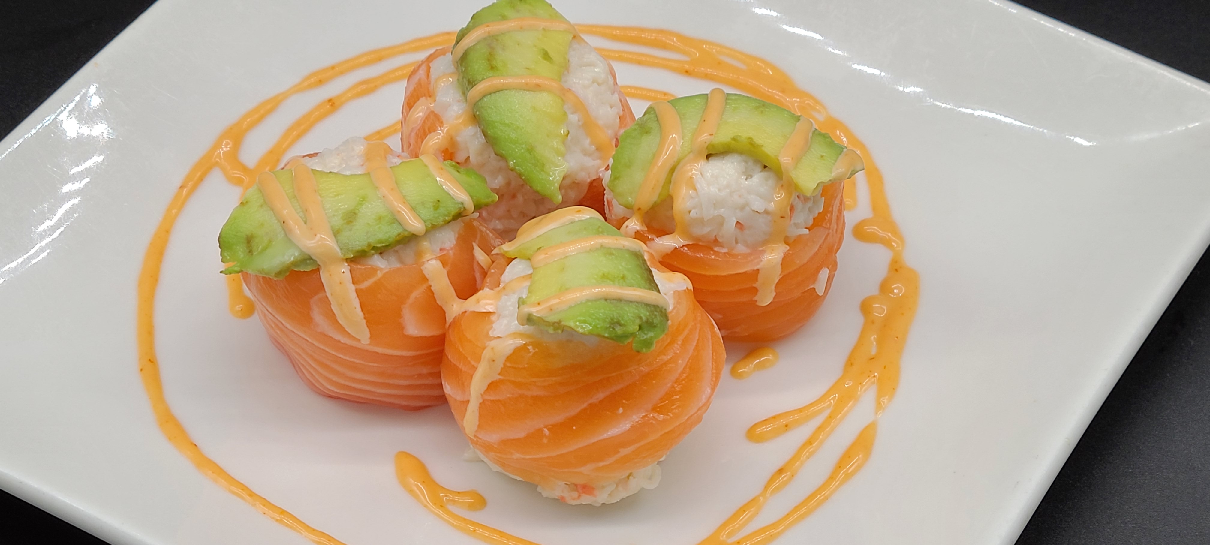 Order PA3. Salmon Bite(4pcs) food online from Hello Sushi store, Fullerton on bringmethat.com