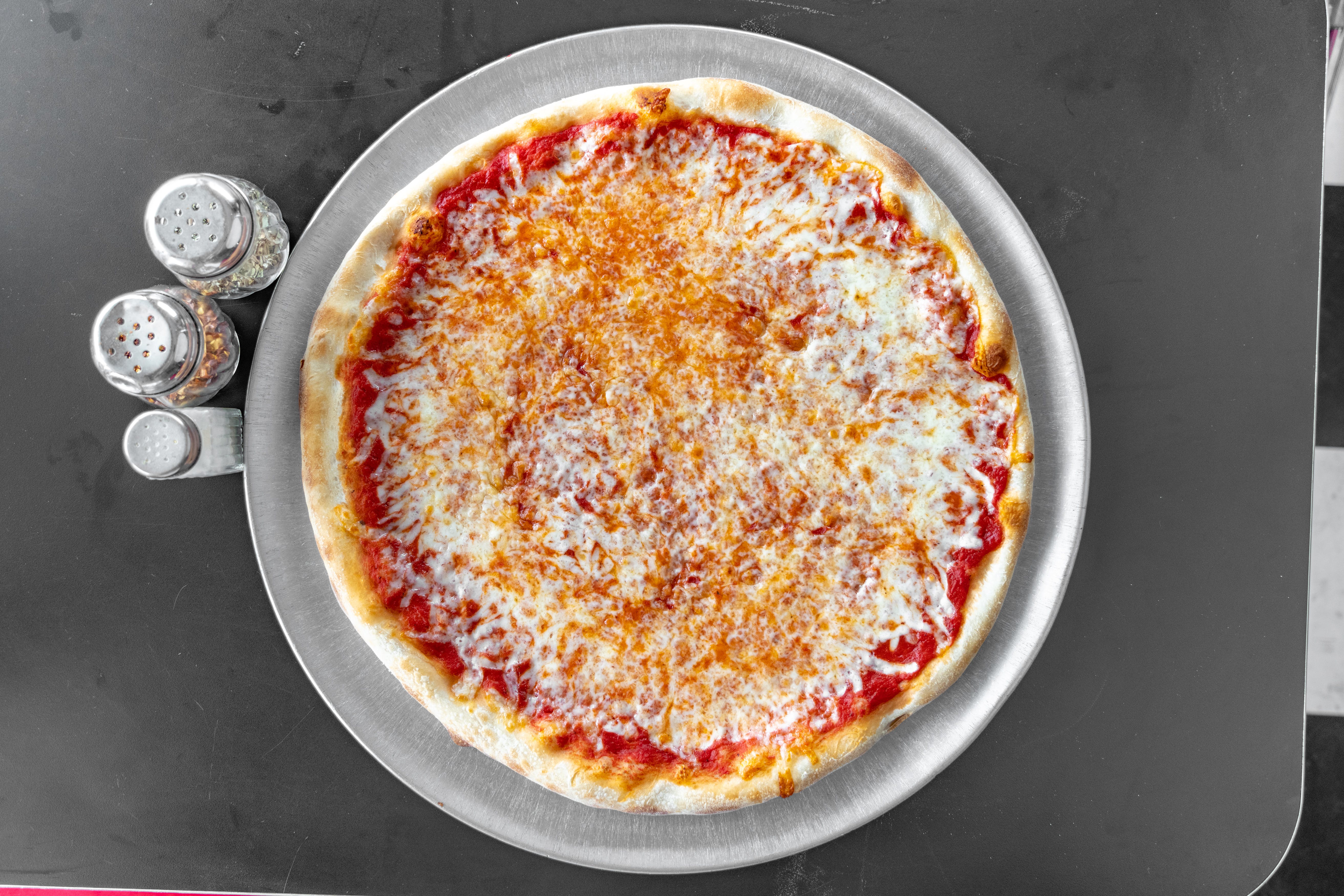 Order Cheese Pizza - Medium 14'' (6 Slices) food online from Roman Pizza & Grille store, Blairstown on bringmethat.com