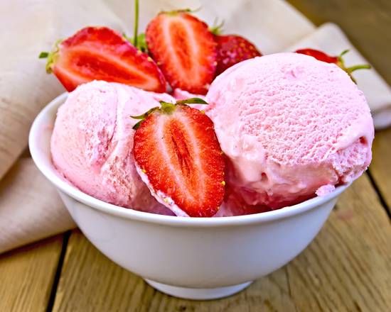 Order Strawberry Ice Cream food online from Exquisite Bowls store, Jeannette on bringmethat.com