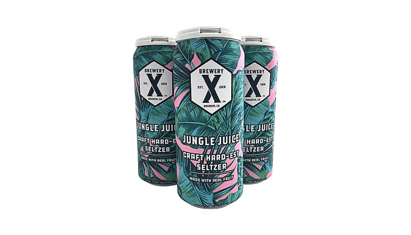 Order Brewery X Hard-Estate Seltzer Jungle Juice 4 Pack 16oz Cans food online from Dimension Liquor store, Lake Forest on bringmethat.com