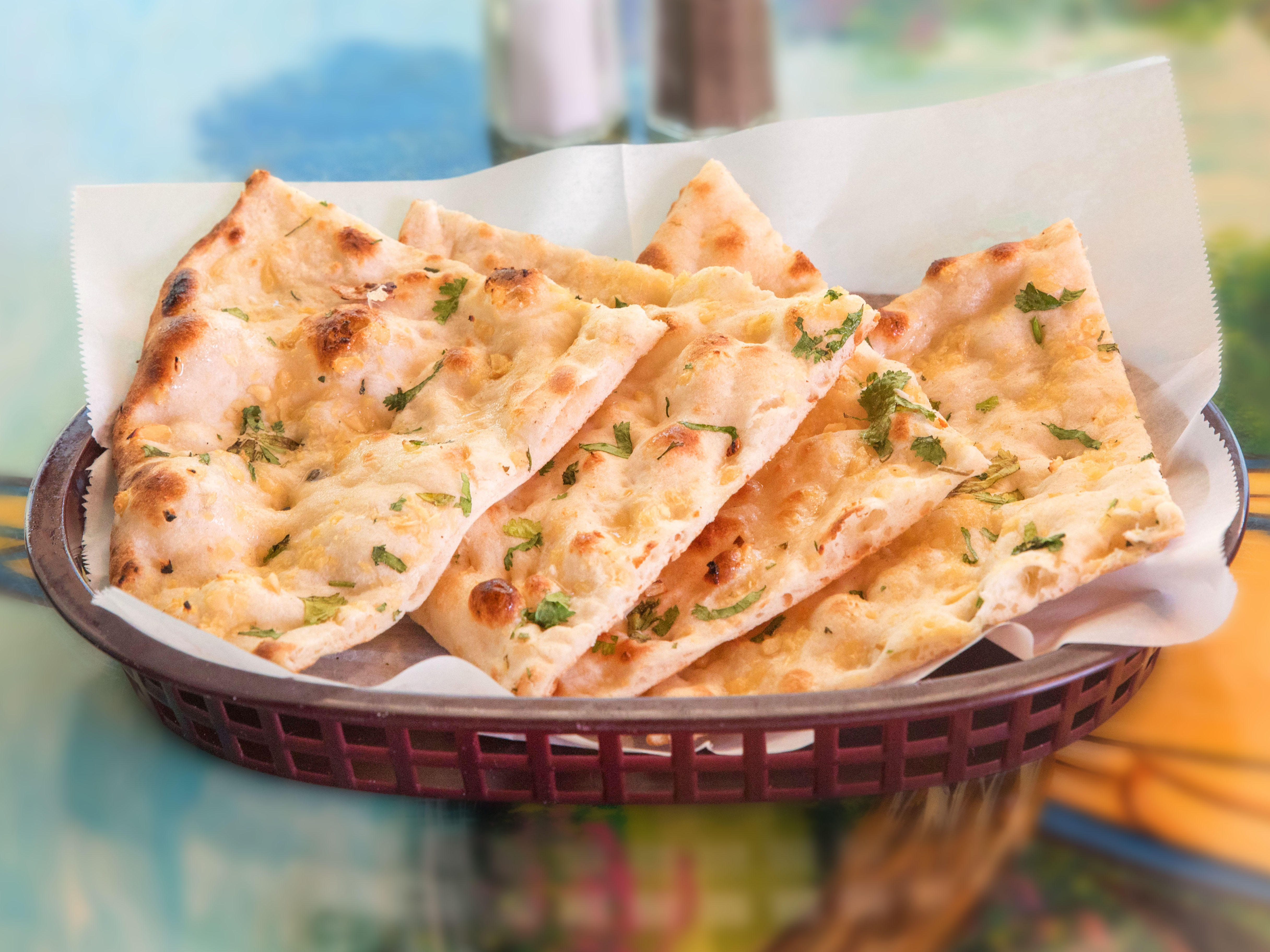 Order Garlic Naan food online from Awadh India Restaurant store, Columbus on bringmethat.com