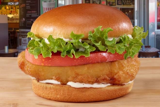 Order Breaded Chicken Sandwich food online from Portillo's Hot Dogs store, Rolling Meadows on bringmethat.com