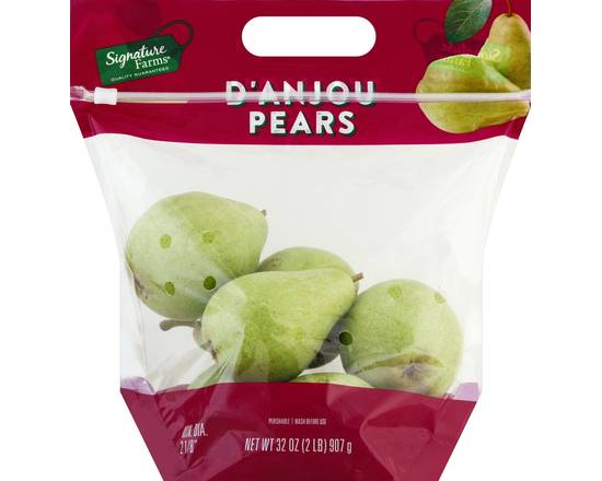 Order Signature Farms · D'anjou Pears (32 oz) food online from ACME Markets store, Somers Point on bringmethat.com