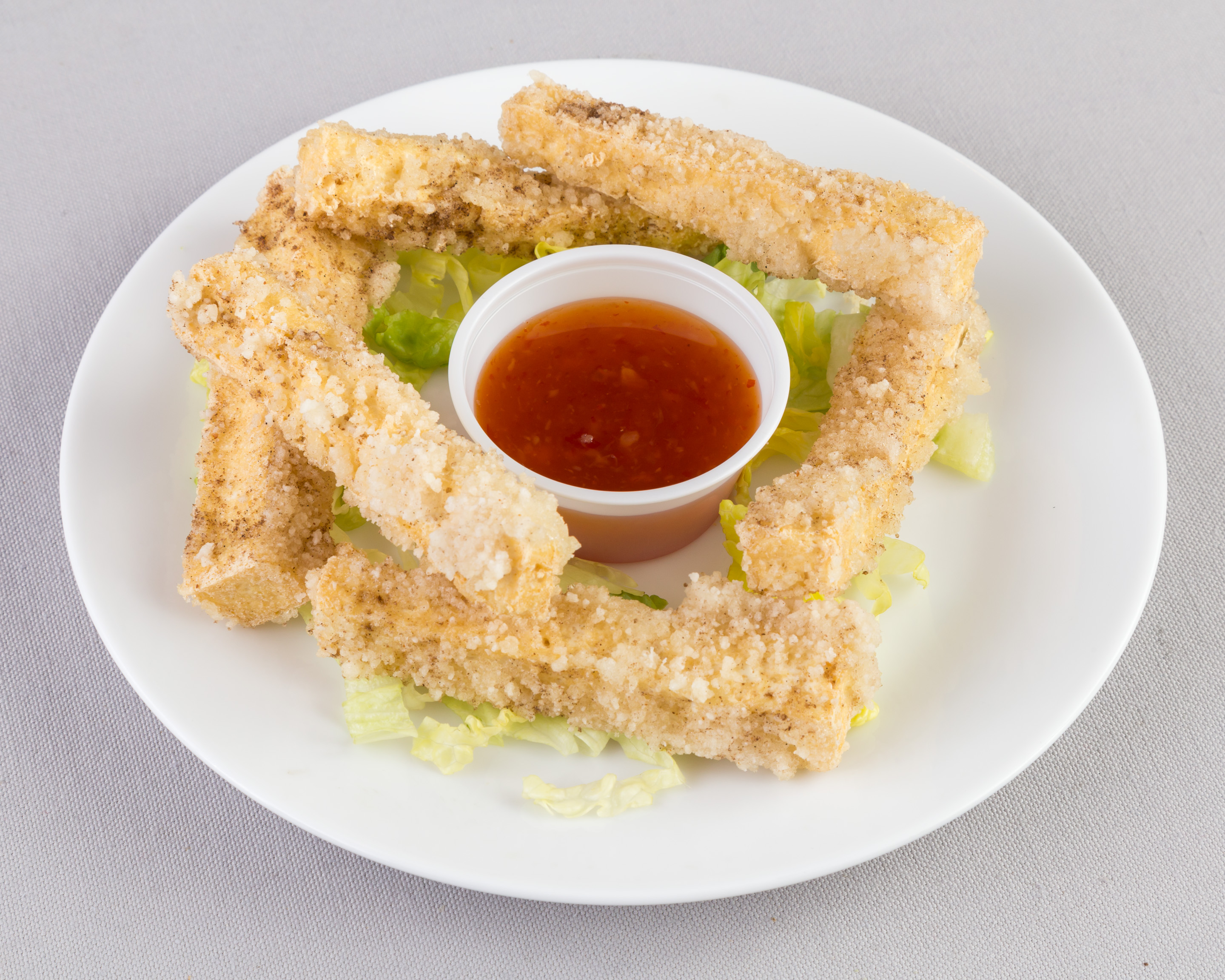 Order Tofu Fries food online from In D Kitchen store, Houston on bringmethat.com