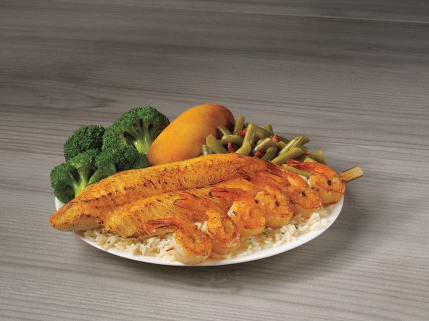 Order Grilled White Fish & Shrimp Skewer Meal food online from Captain D store, Lexington on bringmethat.com