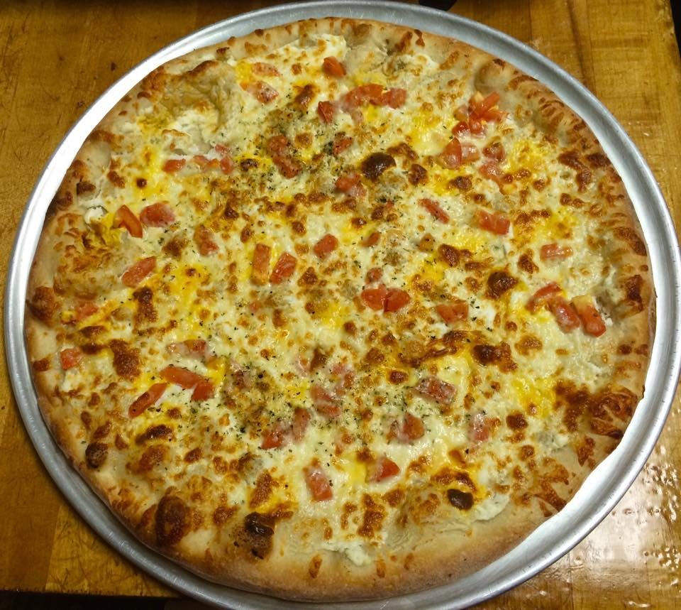 Order White Pizza - Small 10" (4 Cut ) food online from Tani Pizza store, Butler on bringmethat.com