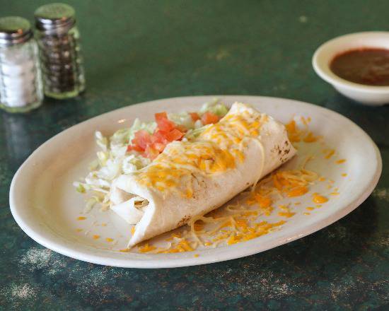 Order Ground Beef and Bean Burrito food online from Little Anita Corrales store, Albuquerque on bringmethat.com