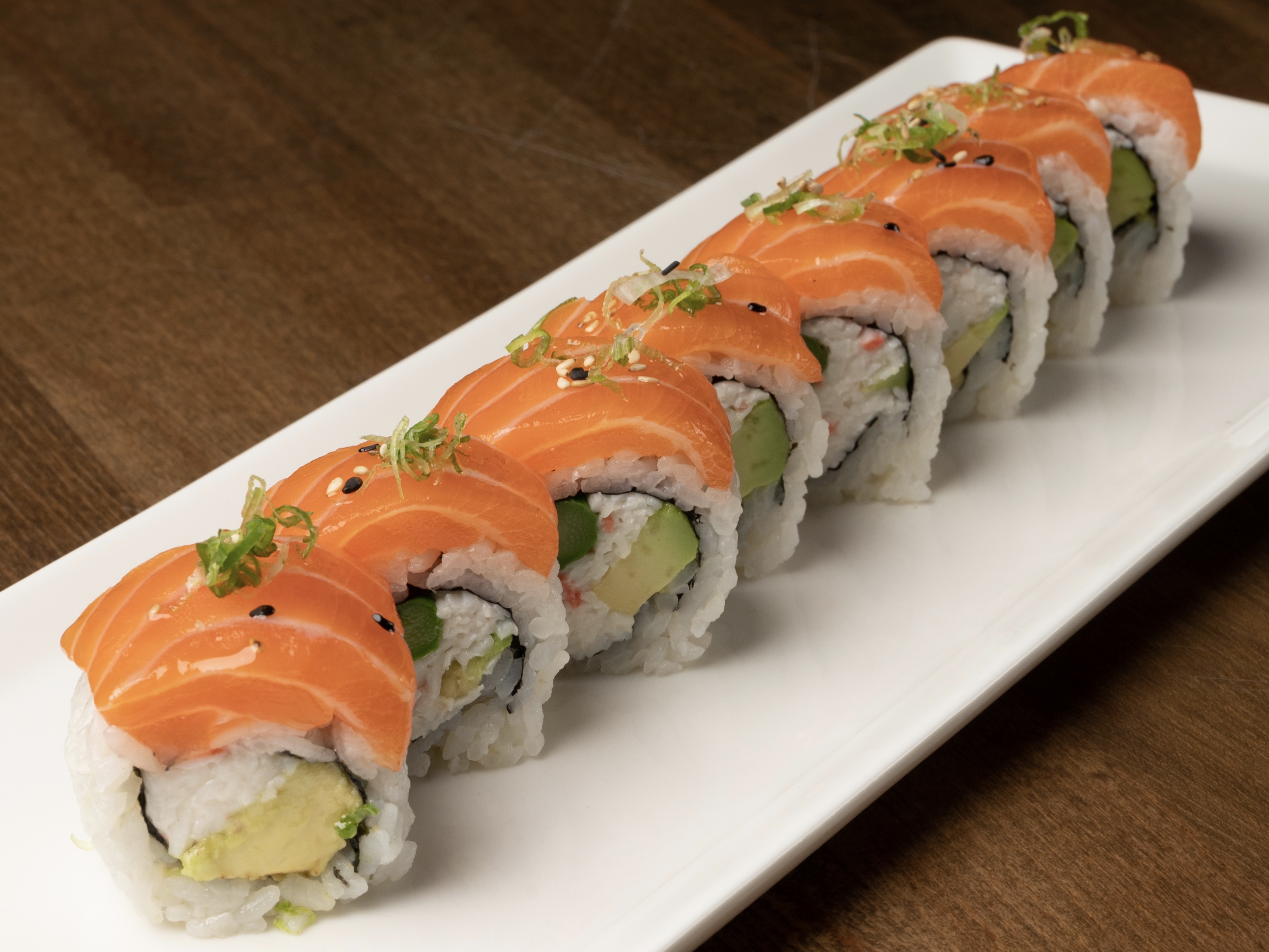 Order Ultimate Salmon Roll food online from Zeppin Sushi store, Los Angeles on bringmethat.com