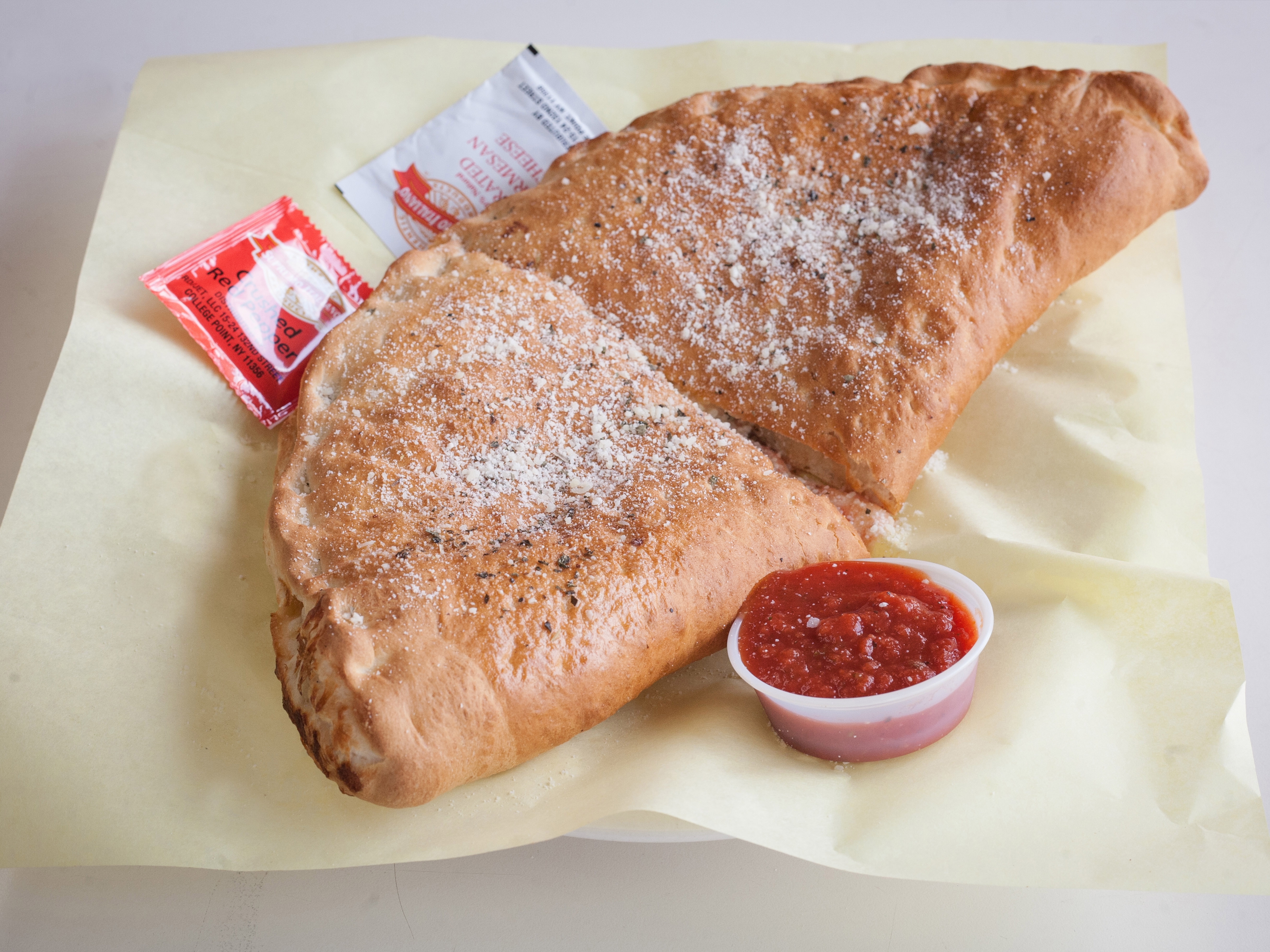 Order 12" Calzone food online from Milano Flame Pizza & Pasta store, Reseda on bringmethat.com