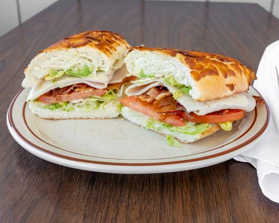 Order Turkey Avocado Sandwich food online from Roger Deli store, Mountain View on bringmethat.com