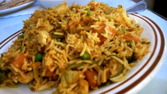 Order Vegetable Biryani food online from Agra Cafe store, Los Angeles on bringmethat.com