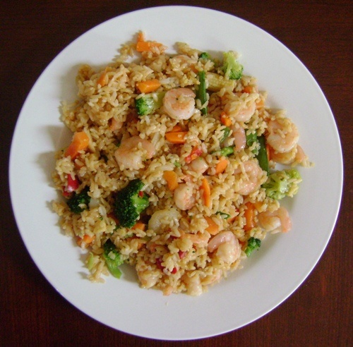 Order 5. Seafood Combo Fried Rice food online from Asian Kawa store, Towaco on bringmethat.com