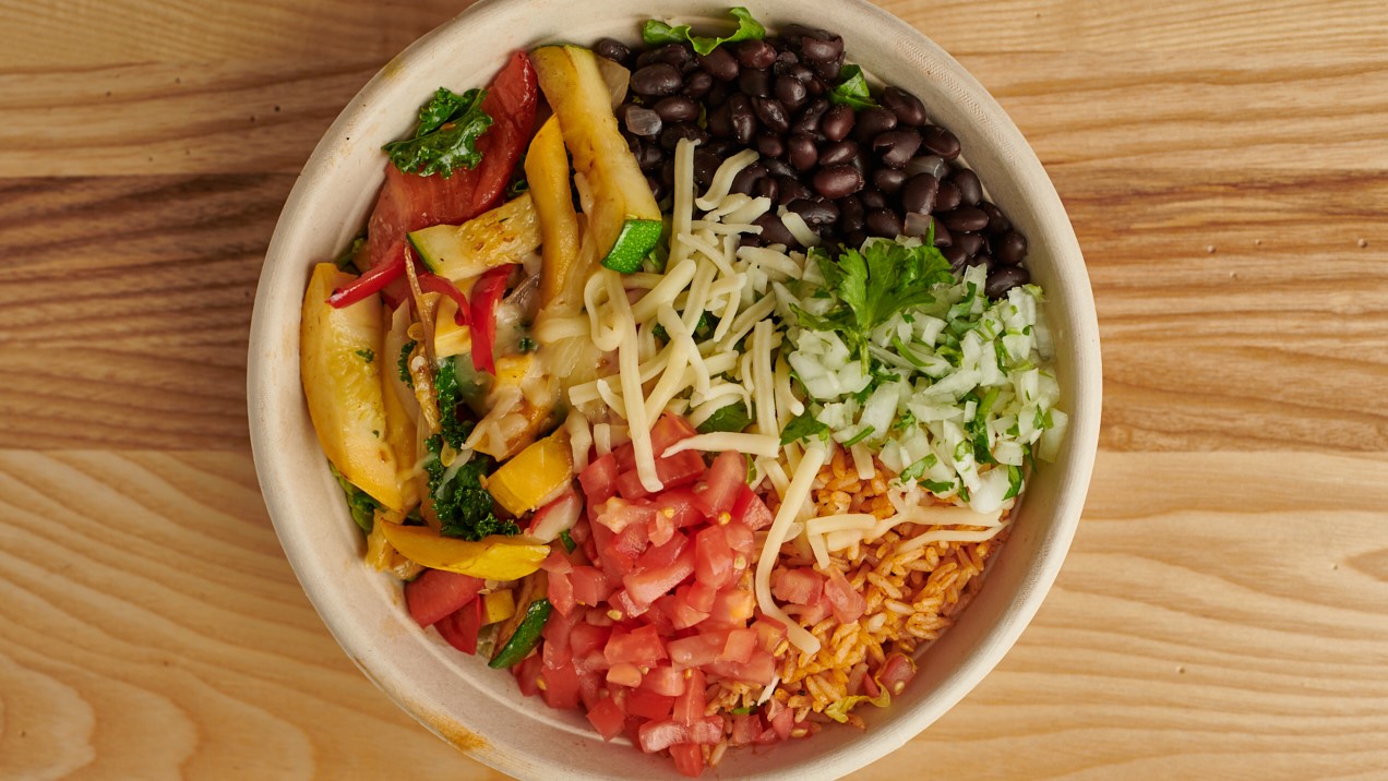 Order GRILLED VEGETABLES BOWL food online from Burrito Beach store, Chicago on bringmethat.com