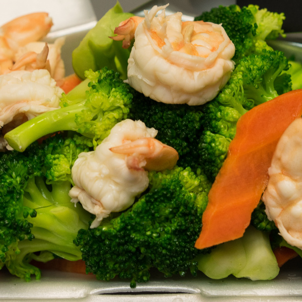 Order H6. Steamed Shrimp with Broccoli food online from New Dragon store, Atlanta on bringmethat.com