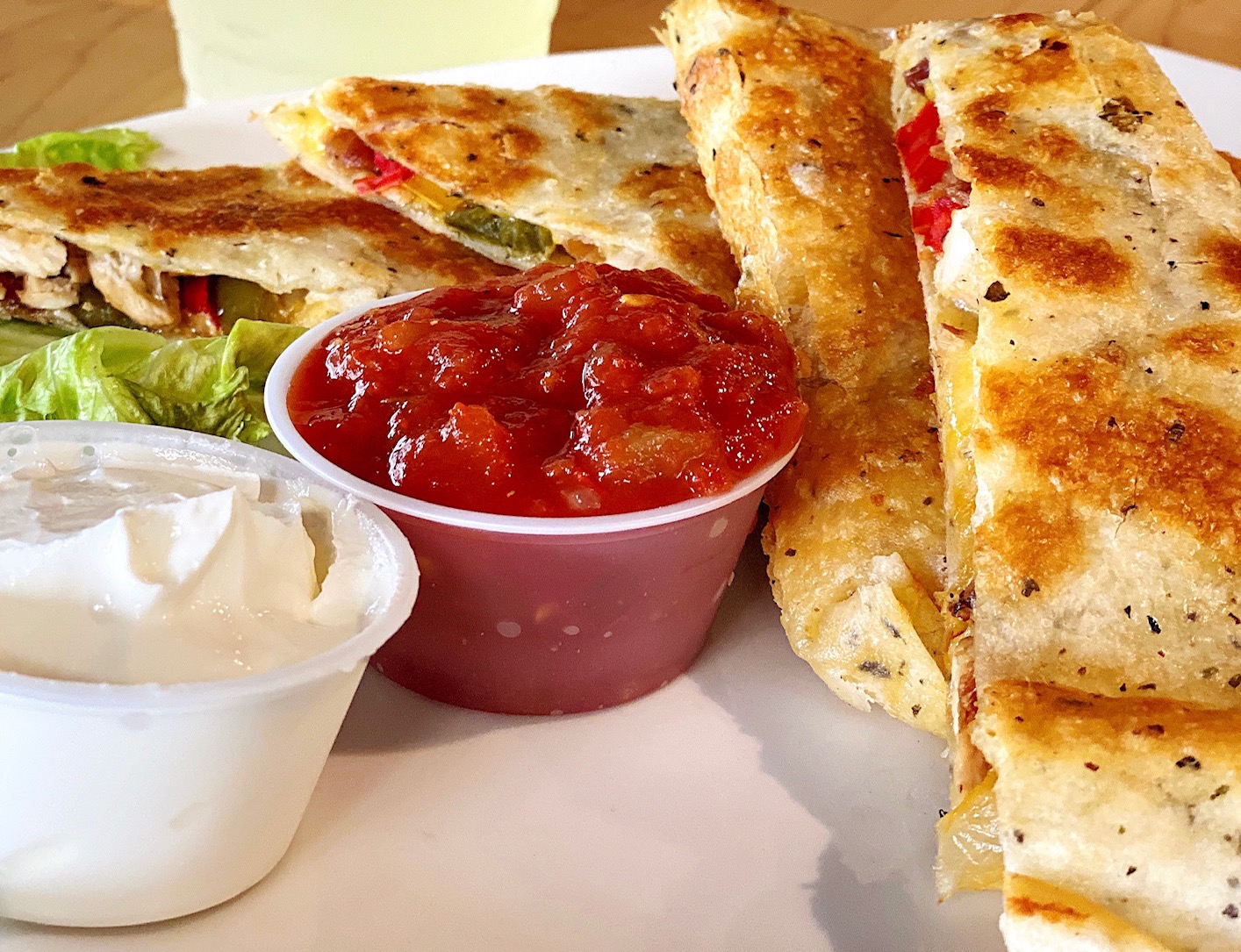 Order Famous Quesadillas food online from Grill & Tap Room at Shadow Lake store, Penfield on bringmethat.com