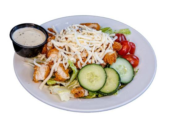 Order Crispy Chicken Salad food online from Zio Al's store, Dallas on bringmethat.com