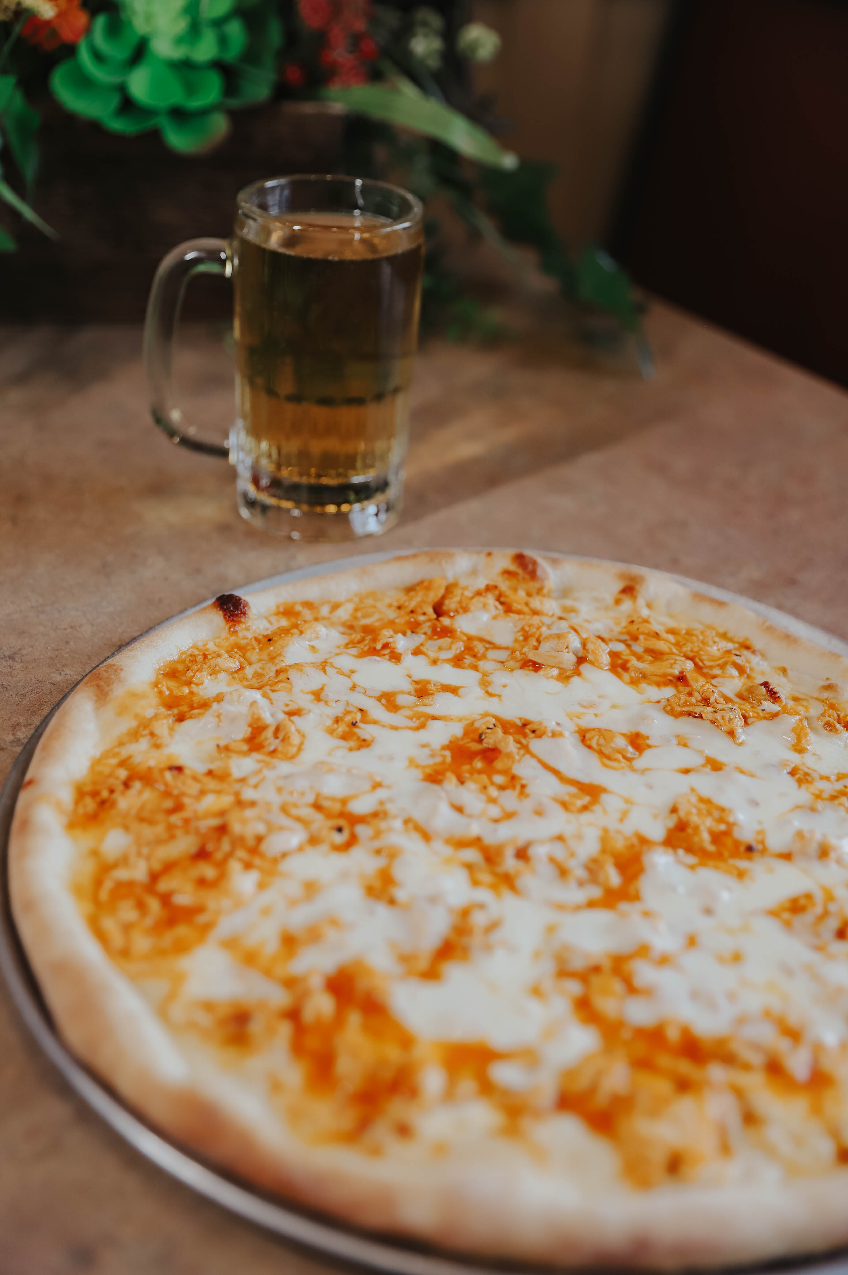 Order Buffalo Chicken Pizza food online from Pasquale store, New Market on bringmethat.com