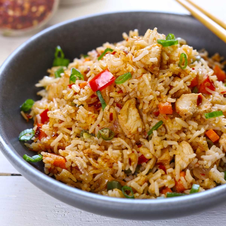 Order Fried Rice - Chicken food online from Shikara Restaurant store, Downers Grove on bringmethat.com