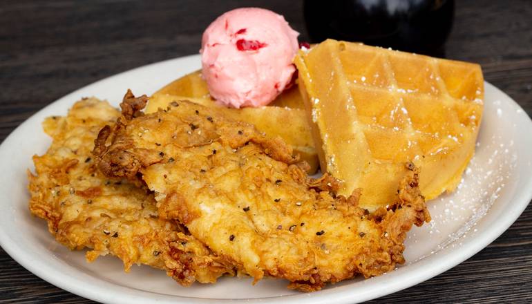 Order Kid’s Chicken & Waffle food online from Metro Diner store, Plainfield on bringmethat.com
