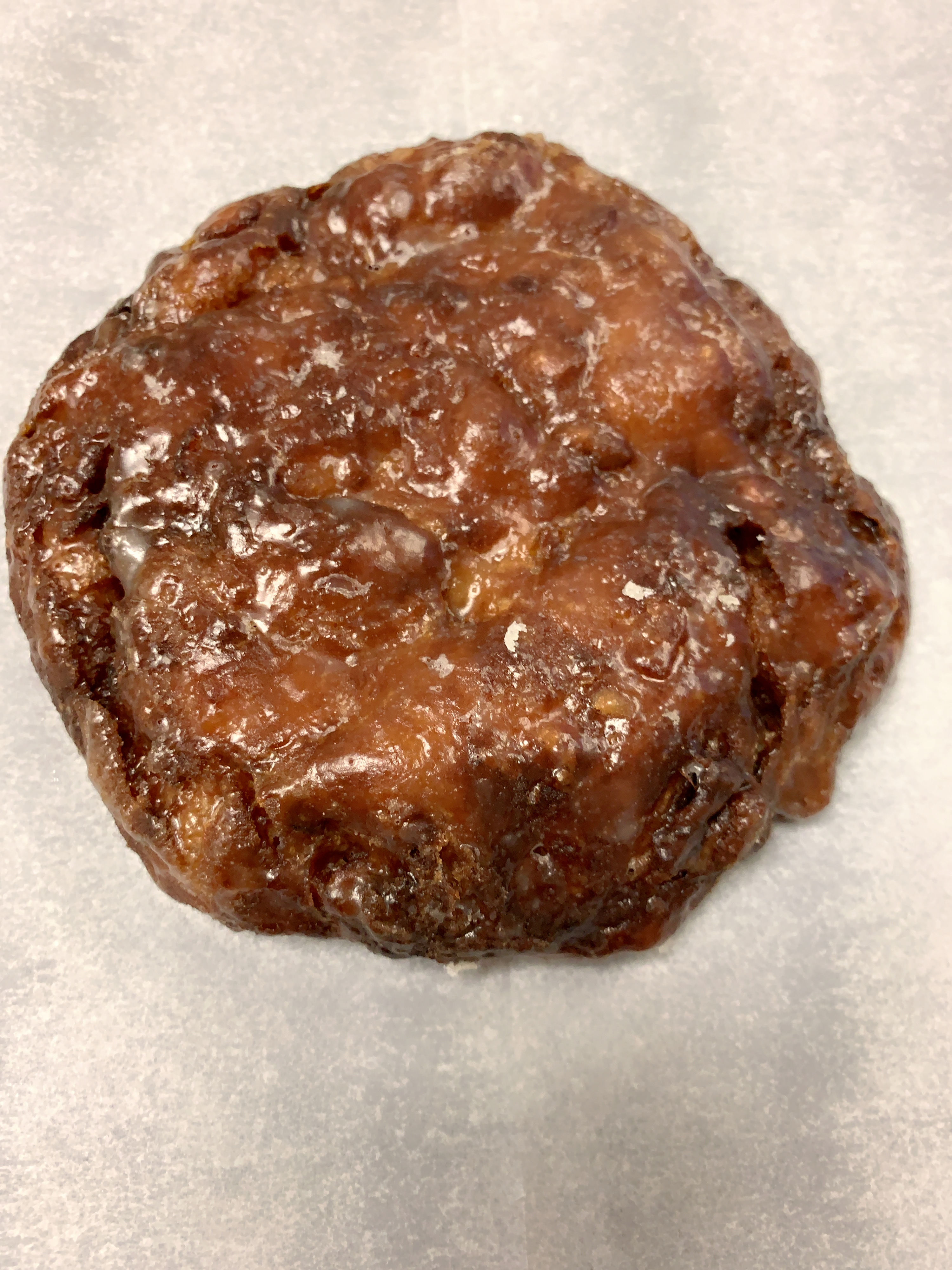 Order Apple Fritter Donut food online from Happy Donut store, Kent on bringmethat.com