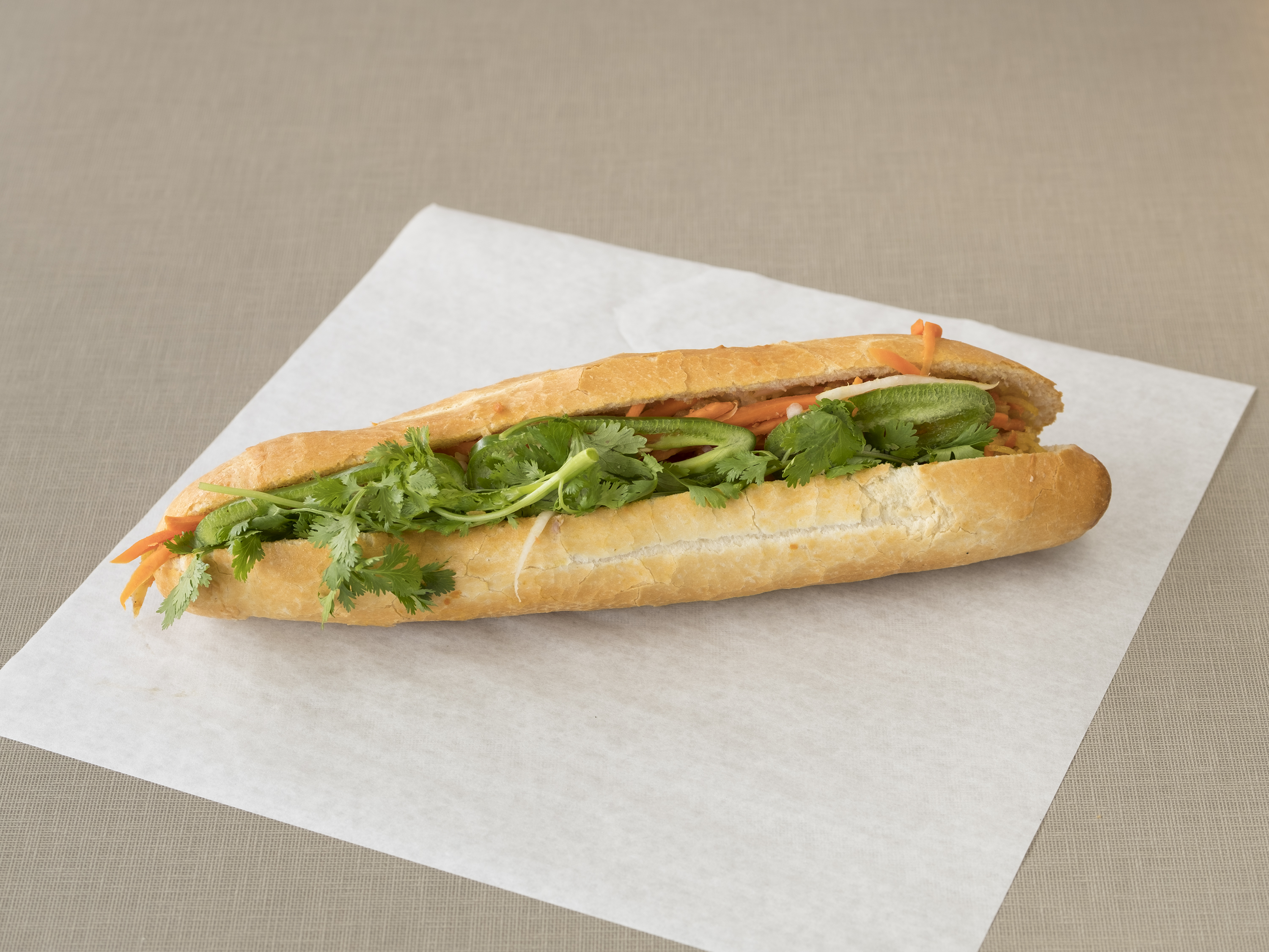 Order 12. Asian Vegetable Sandwich food online from Best Baguette West store, Beaverton on bringmethat.com