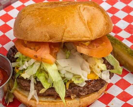 Order Cheeseburger food online from Chubby's Cheesesteaks store, West Milwaukee on bringmethat.com