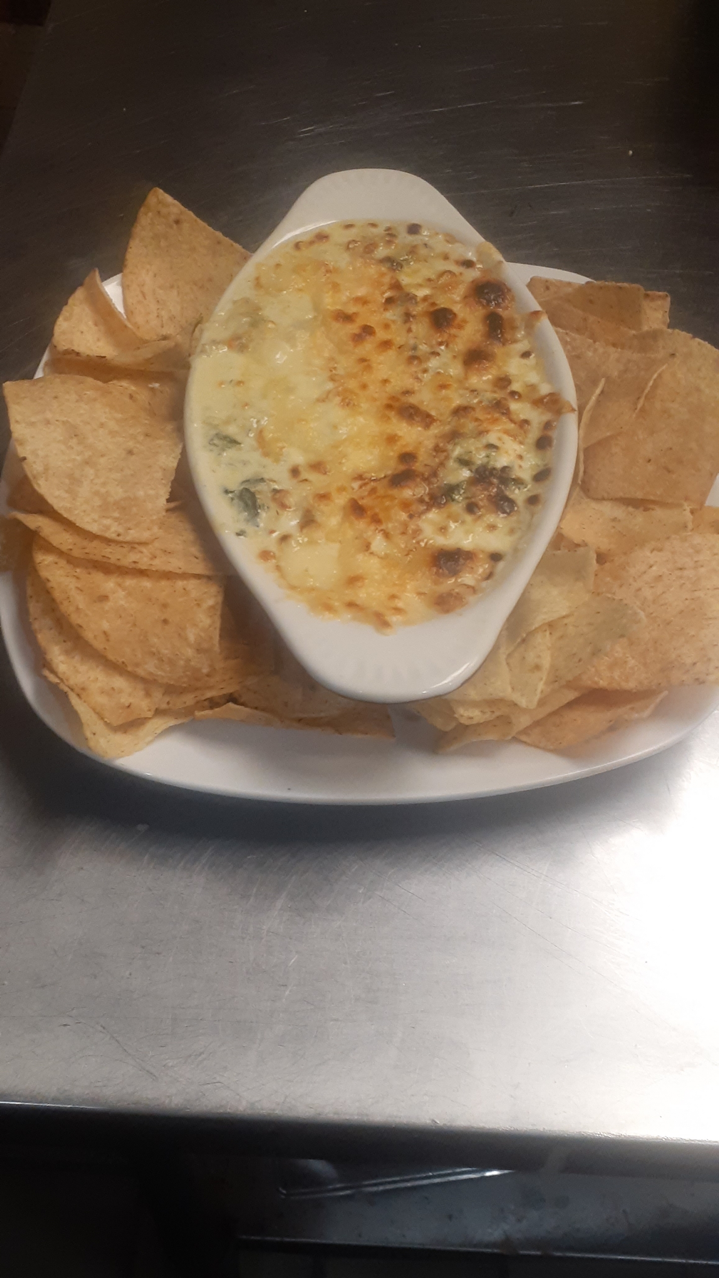 Order Spinach Artichoke Dip food online from The Outskirts store, Columbus on bringmethat.com