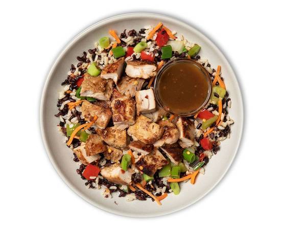 Order Chicken Teriyaki Bowl with Forbidden Rice food online from Snap Kitchen store, Dallas on bringmethat.com