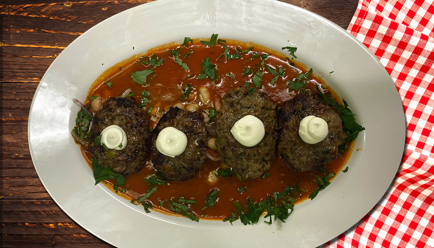 Order Grilled Pistachio Meatballs food online from Selda Mediterranean store, Dallas on bringmethat.com