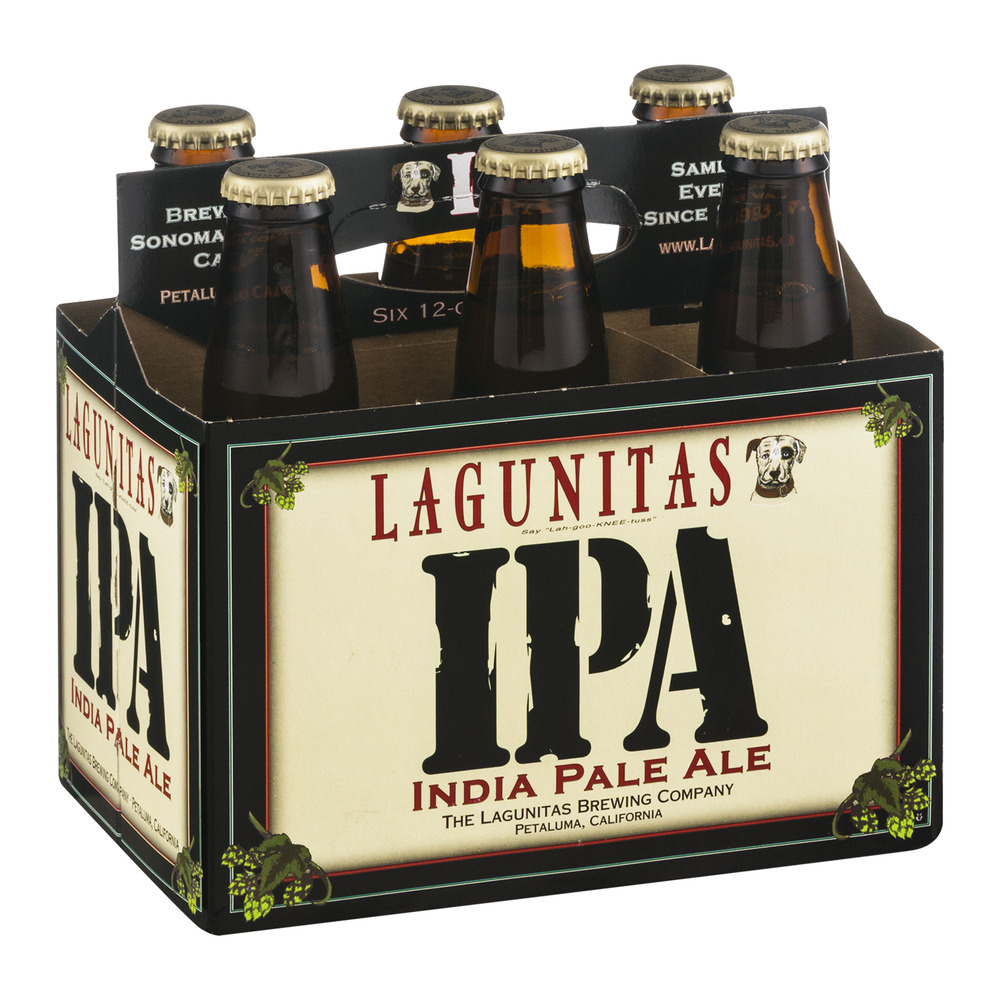 Order Lagunitas Ipa Beer 6 Pack Bottle food online from Mirage Wine & Liquor store, Palm Springs on bringmethat.com