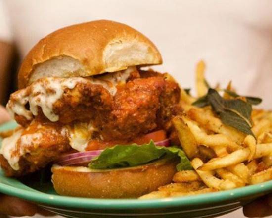 Order Buffalo Chicken Sandwich food online from The Pony Inn store, Chicago on bringmethat.com