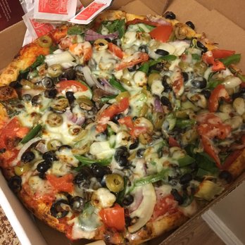 Order Veggie Amore Pizza food online from Dan Pizza Co store, Webster on bringmethat.com
