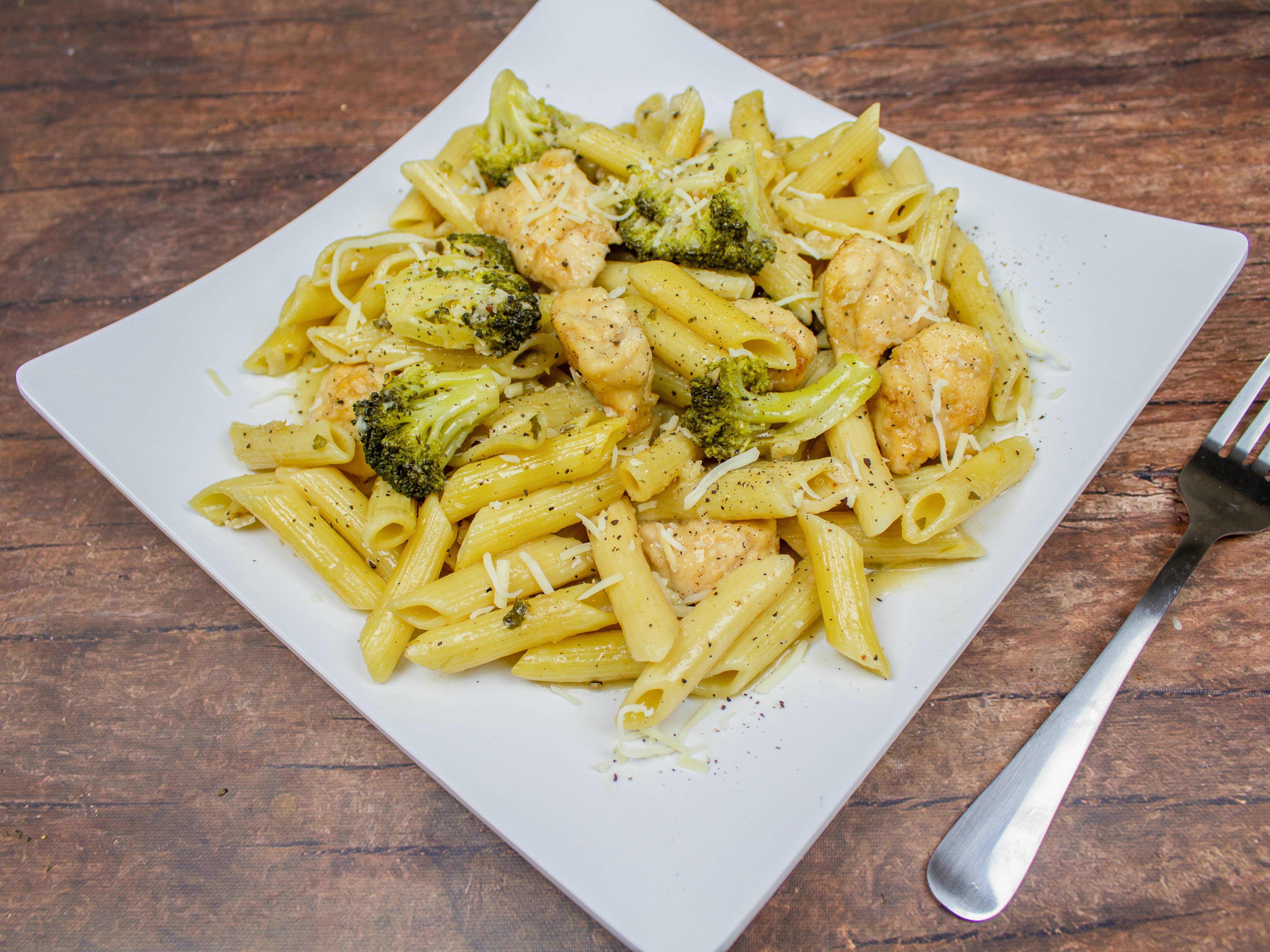 Order Chicken, Penne and Broccoli food online from Al Dente store, Boston on bringmethat.com