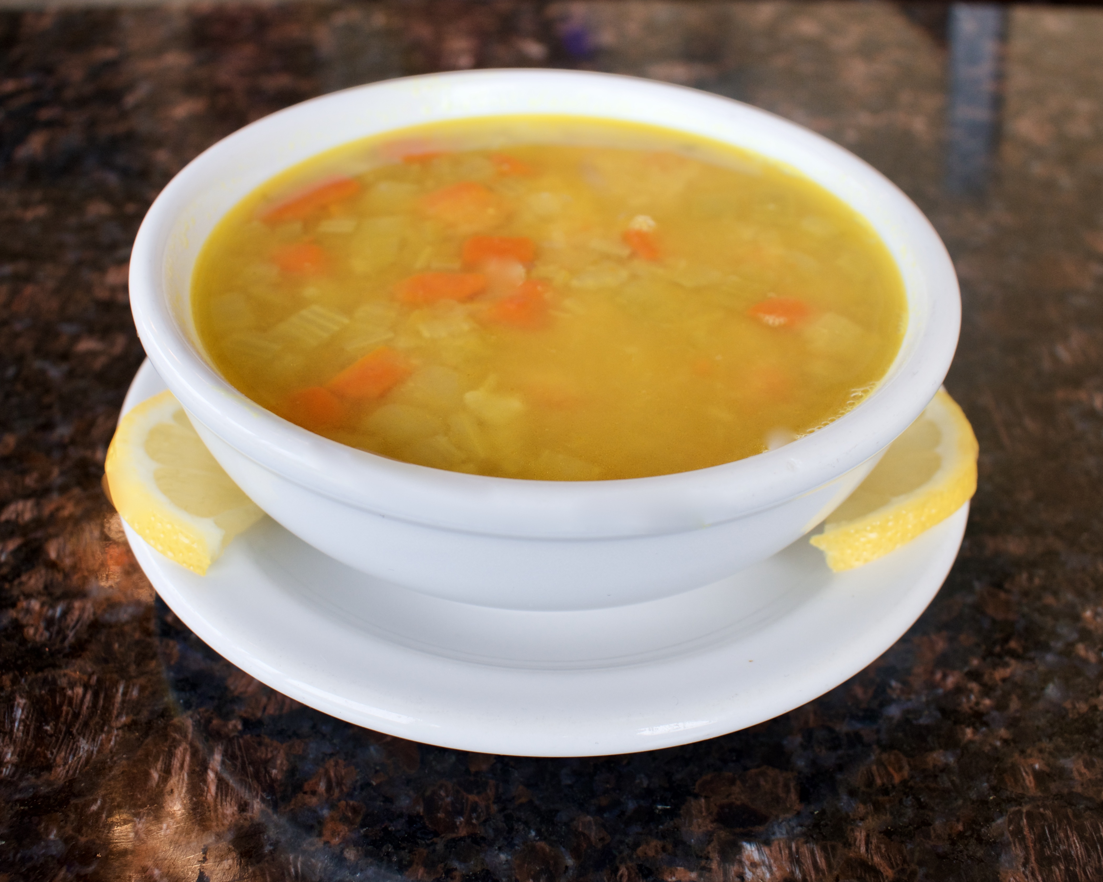 Order Vegetable Lentil Soup food online from Pita Inn store, Skokie on bringmethat.com