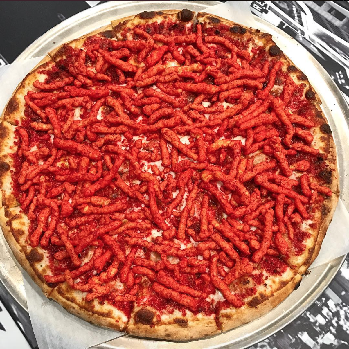Order Hot Cheetos Pizza  food online from Ameci Pizza & Pasta store, Los Angeles on bringmethat.com