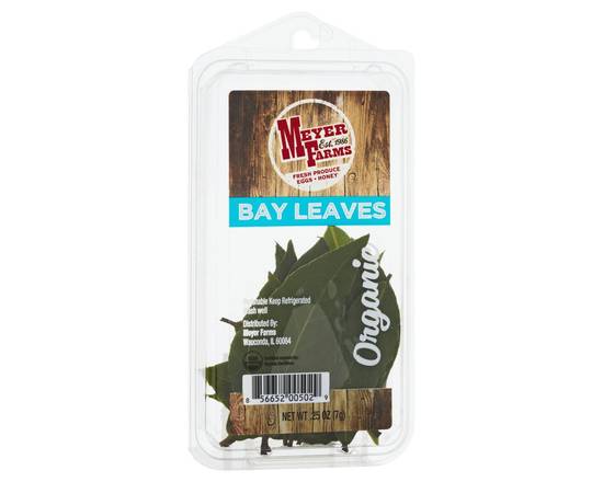 Order Meyer Farms · Organic Bay Leaves (0.25 oz) food online from Jewel-Osco store, Glenview on bringmethat.com
