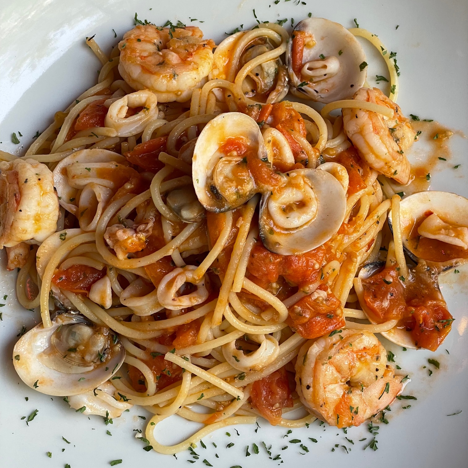 Order Spaghetti Salento food online from Piola store, Houston on bringmethat.com