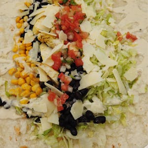 Order Chicken Caesar Burrito food online from El Caballo Wraps store, Alameda on bringmethat.com