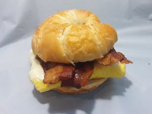 Order BACON EGG CHEESE ON CROISSANT food online from Millers Country Kitchen store, Middletown on bringmethat.com
